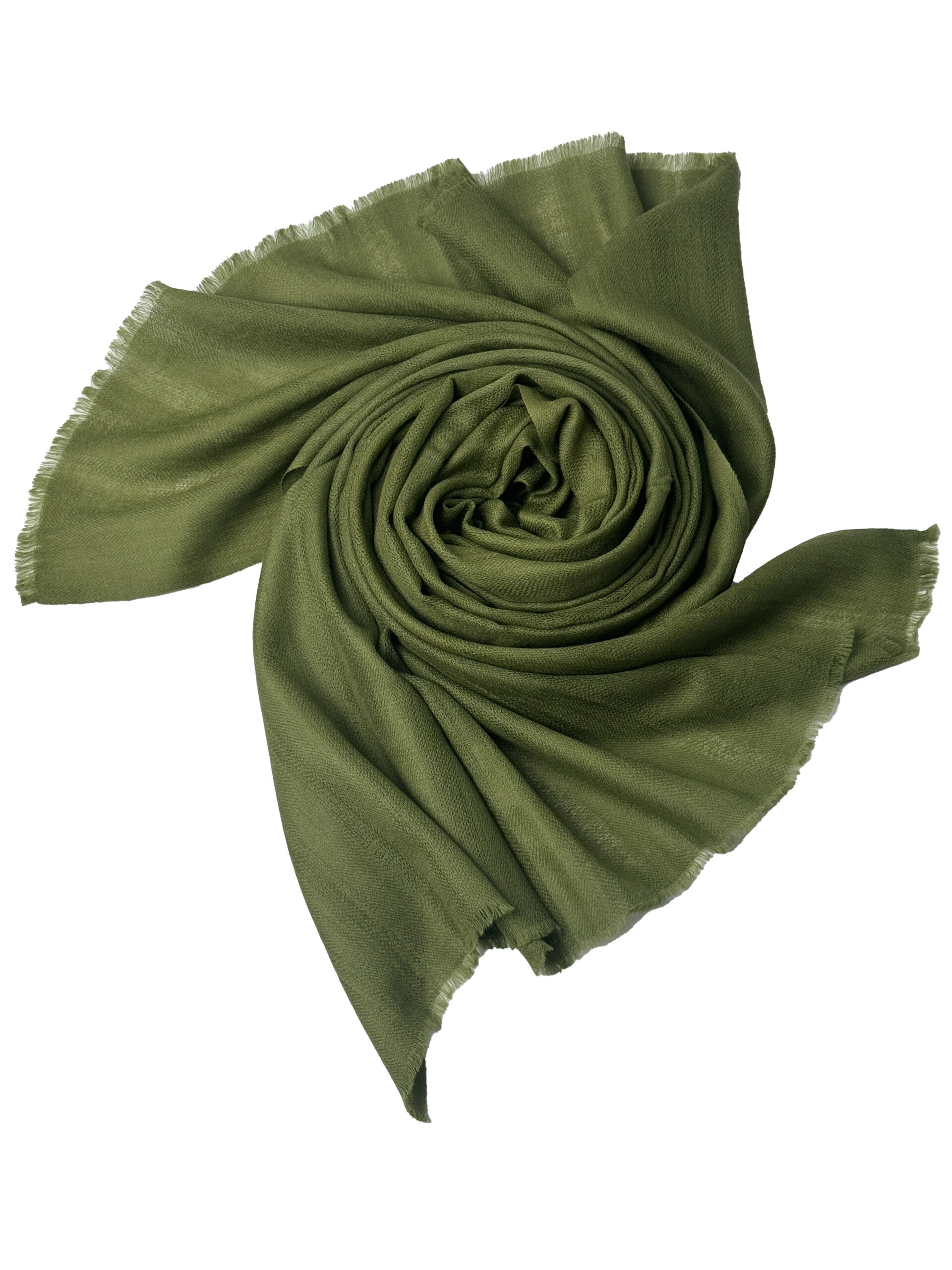 Semi Pashmina Moss Green Block