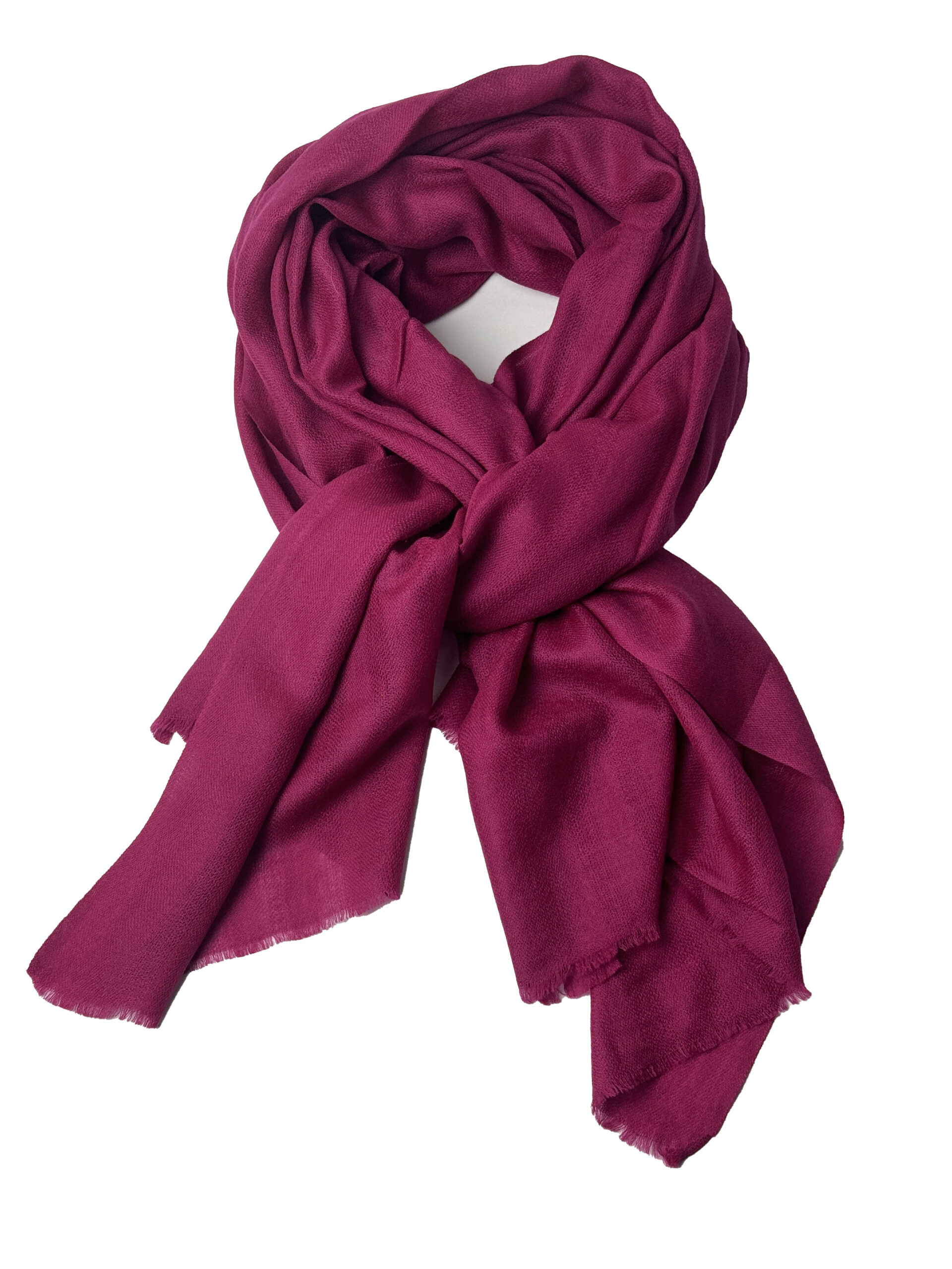 Semi Pashmina Fuchsia Block - Image 4