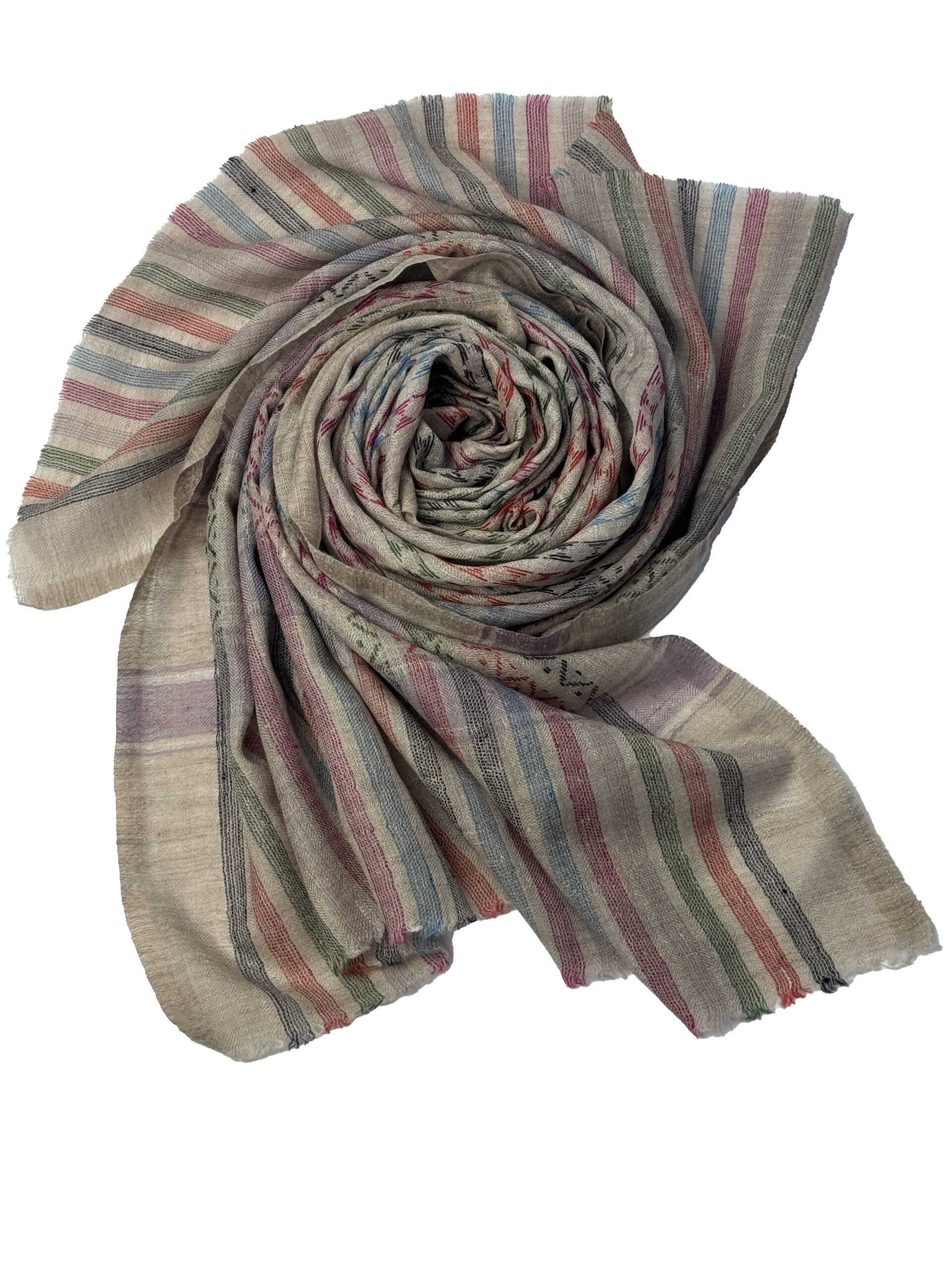 Pashmina Beige Multi-colour