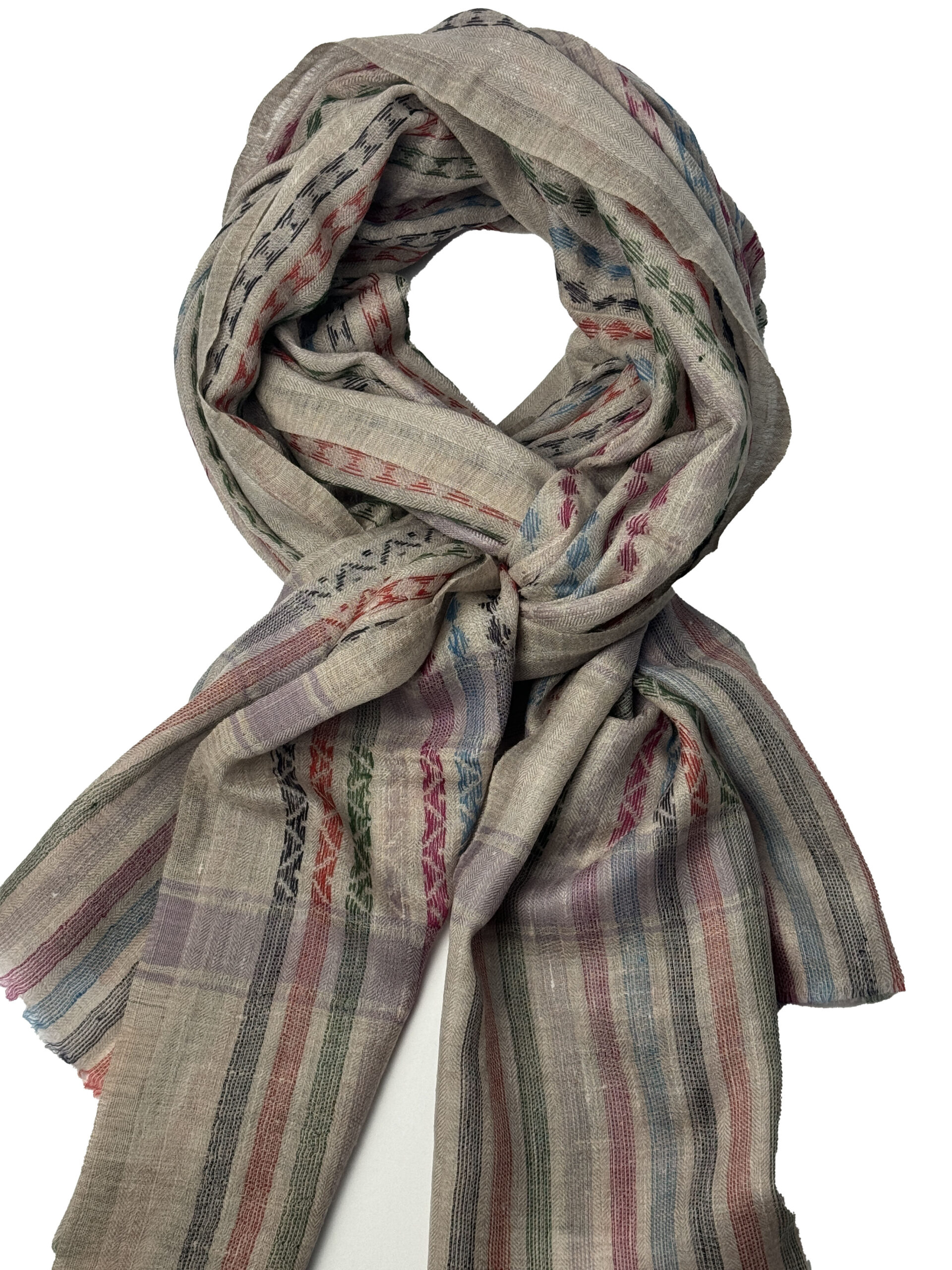 Pashmina Beige Multi-colour - Image 2