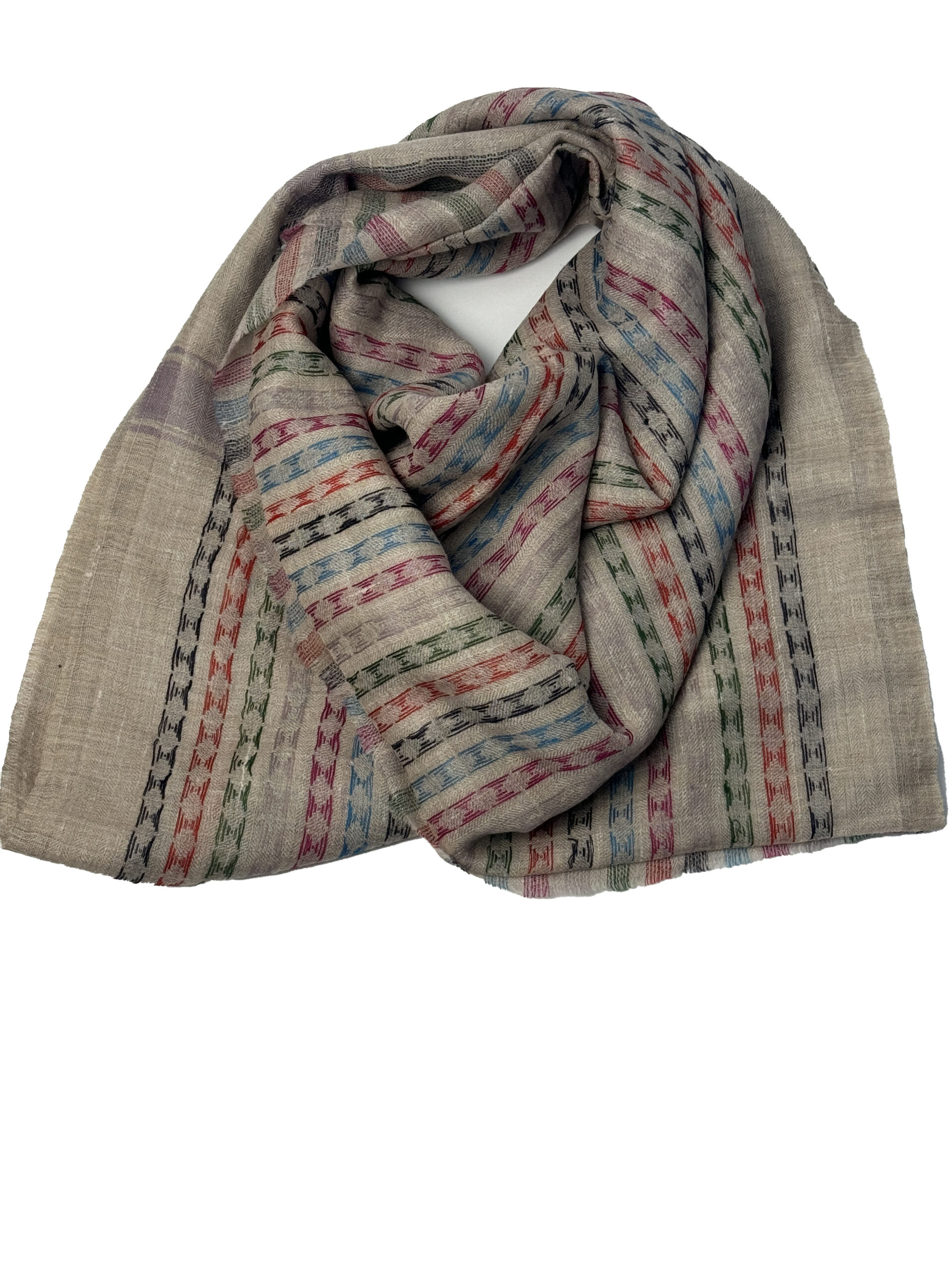 Pashmina Beige Multi-colour - Image 3