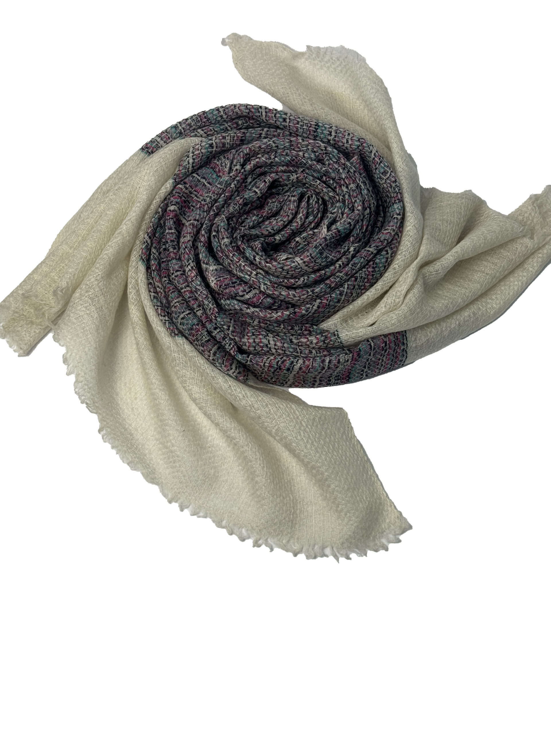 Pashmina Cream Multicoloured