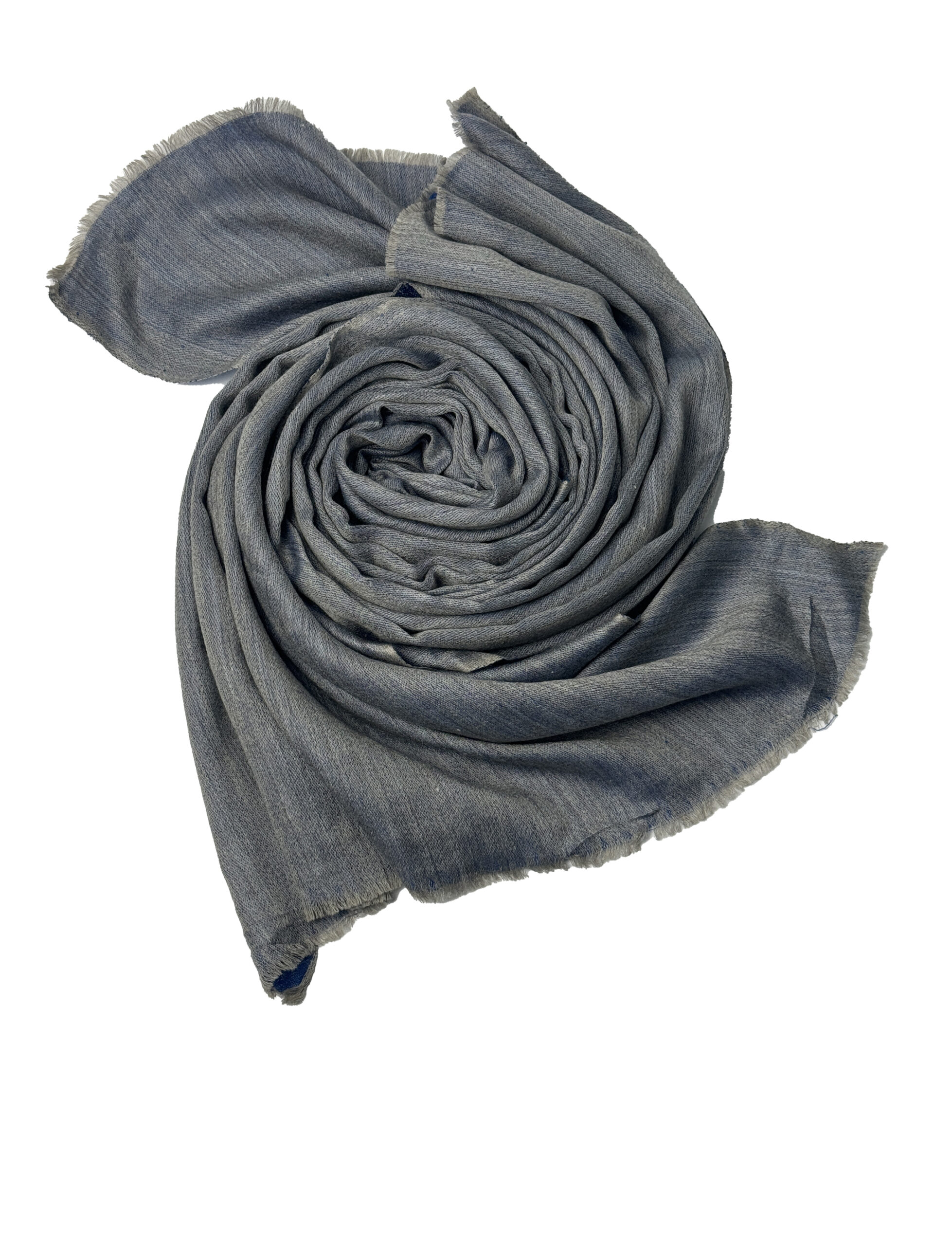 Semi Pashmina Grey Blue Reversible - Image 2