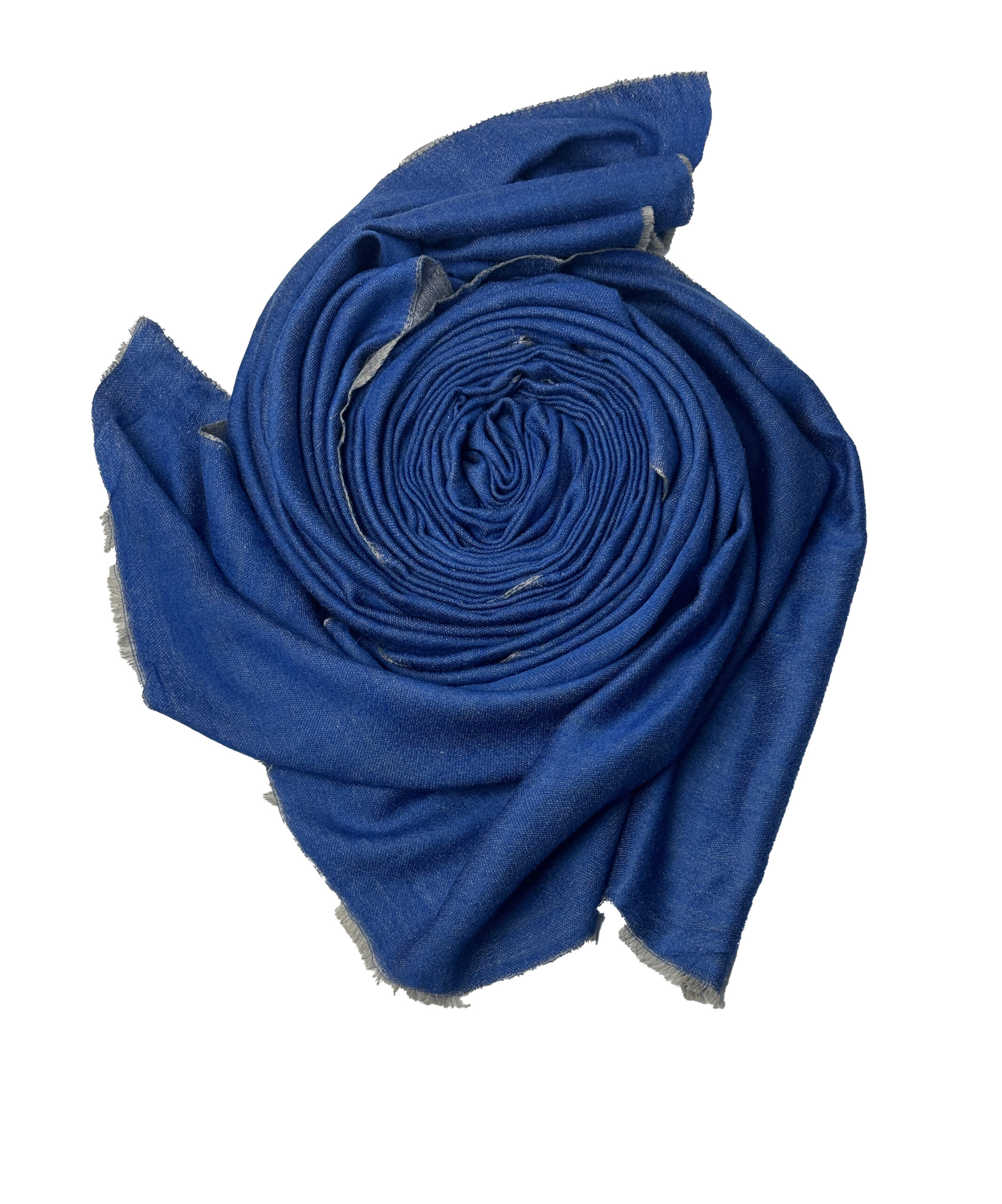 Semi Pashmina Grey Blue Reversible