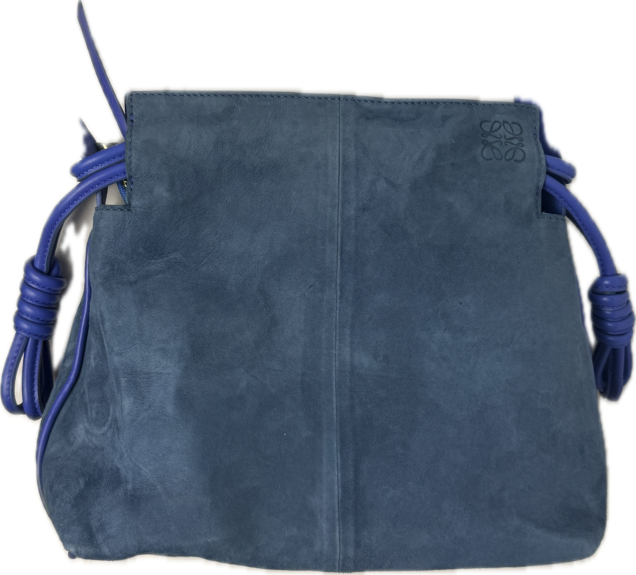 TK Lotus Bag Blue Suede - Image 6