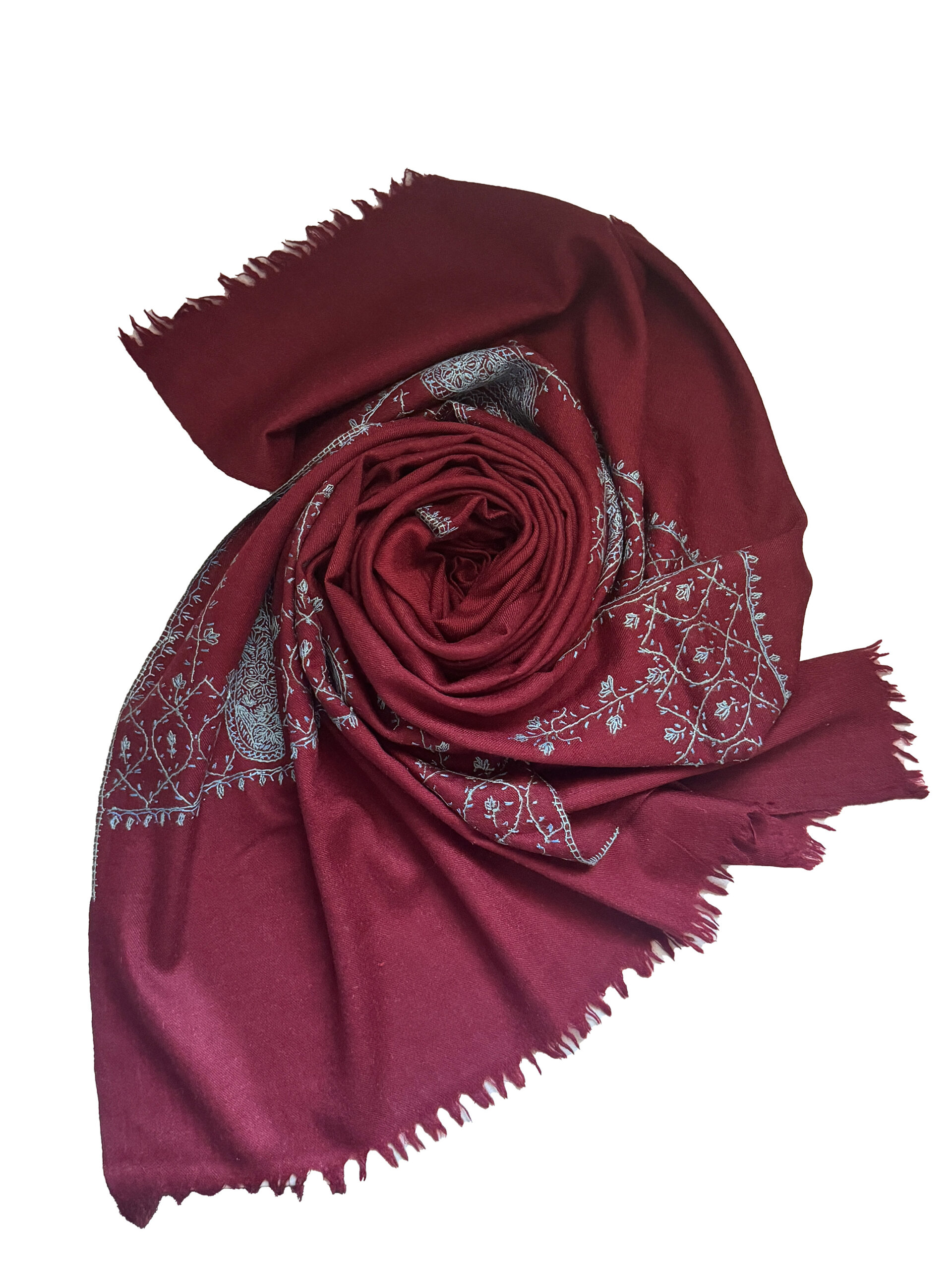 Embroidery Maroon Traditional